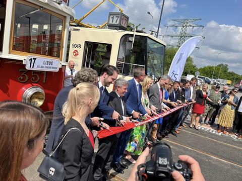 Praha tramway extension opening (1)