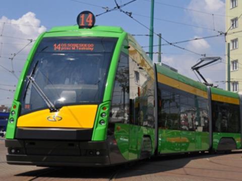 Solaris Tramino tram for Poznan.