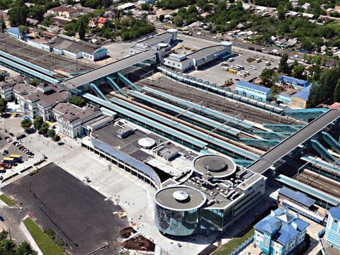 Donestk station from the air.