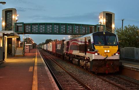 Iarnród Éireann freight train
