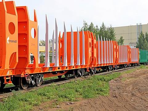 TikhvinSpetsMash has won orders to supply a total of 548 high capacity timber wagons to six customers in the first quarter of 2018.