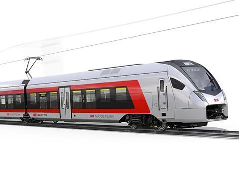 Schweizerische Südostbahn has ordered 11 Stadler Flirt electric multiple-units for Gotthard Panoramic services.