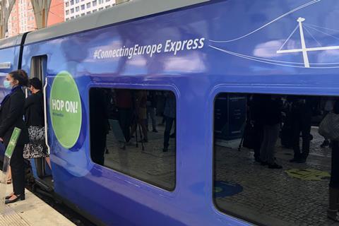 Connecting Europe Express (Photo: Shift2Rail)