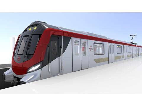 Alstom has unveiled the appearance of the Metropolis trainsets for the Lucknow metro.