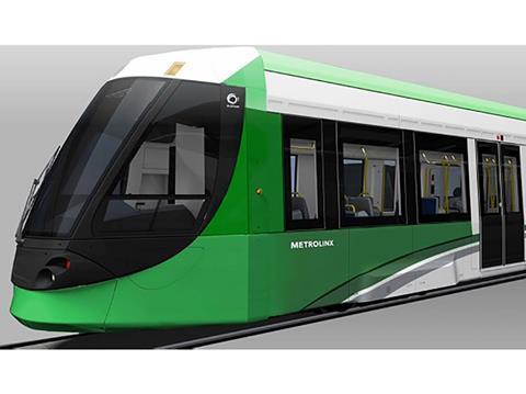 Alstom is to supply 61 Citadis Spirit light rail vehicles to Metrolinx.