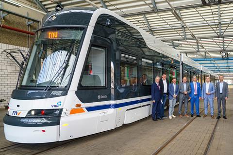 Mannheim Skoda ForCity Smart 38T tram (Photo Skoda) (1)