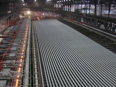 Leoben steel plant.