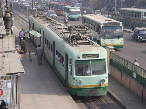 Cairo tram.