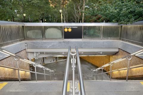 155th St Subway Station by Urbahn Arch (Photo: Ola Wilk Photography)