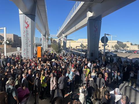 Phoenix Valley Metro extension opening (Photo Mayor Kate Gallego)