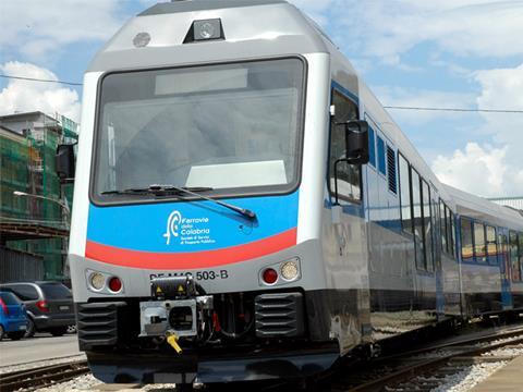 Ferrovie della Calabria services to Catanzaro currently use a fleet of Stadler diesel multiple-units.