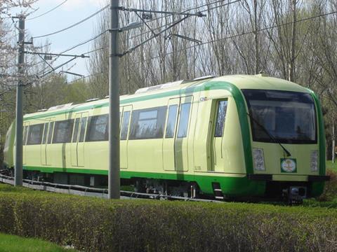 Photo of CNR Changchun Railway Vehicles train for Al Mashaaer Al Mugadassah metro.