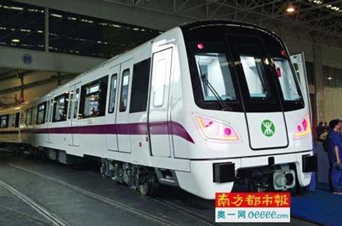 Shenzhen Metro Line 1 Shenzhen Metro Train Rolled Out | News | Railway Gazette International