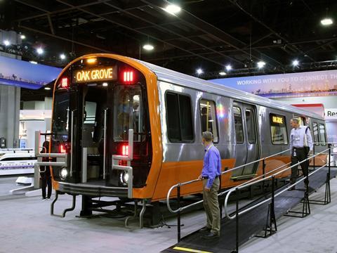 Chinese supplier CRRC has won several contracts in recent years for metro and commuter rail rolling stock from US cities including Boston, for which it is supplying cars for the Orange and Red lines (Photo: David Lustig).