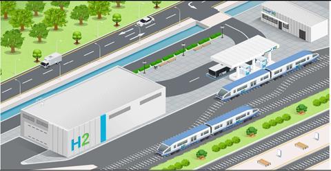 South Korean hydrogen trainset (images MOLIT)