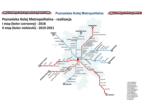 Poznań Metropolitan Railway to launch this year, News