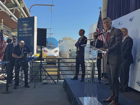 NextGen Acela launch (Photo DOT)