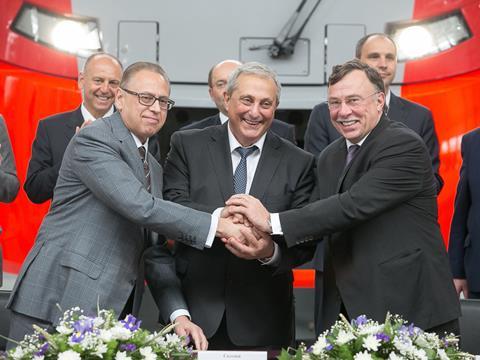 Ural Locomotives has begun production of a ‘premium’ version of the Lastochka electric multiple-unit family.