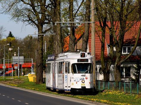 The new trams will allow the city's older fleet to be withdrawn.