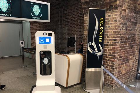 Eurostar passengers can now use SmartCheck biometric verification to check-in and pass UK border exit checks when travelling from London St Pancras International station.