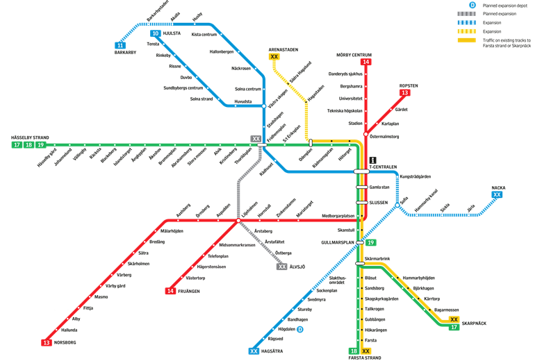 Stockholm metro electrification contract awarded | Metro Report ...