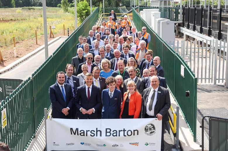 Exeter’s Marsh Barton station opens Rail Business UK Railway