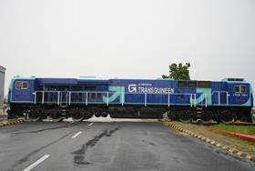 TransGuinéen iron ore railway locomotive rolled out