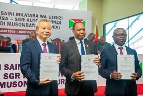 Contract signed to build first railway to Burundi